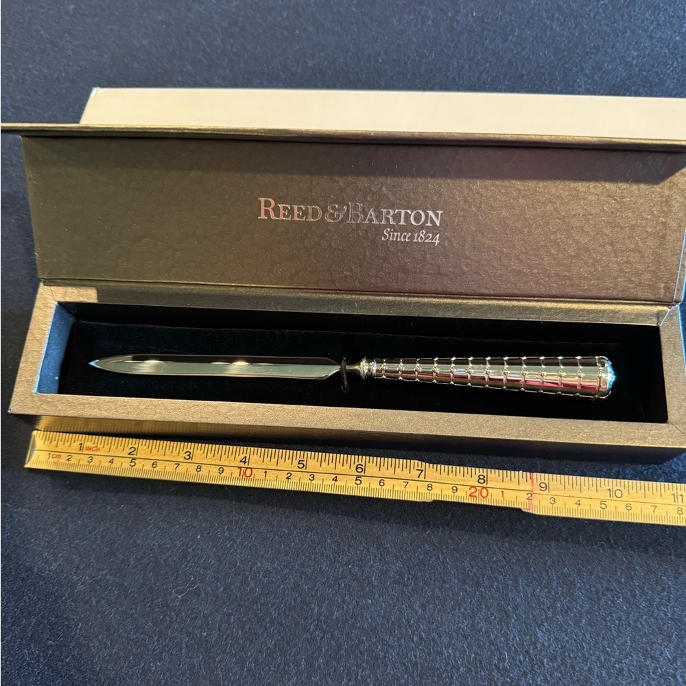 Reed & Barton Silver Alexandria Letter Opener